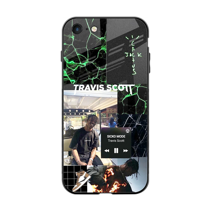 Travis Scott back phone cover | glass case for iphone 7
