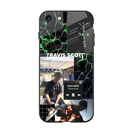 Travis Scott back phone cover | glass case for iphone 7