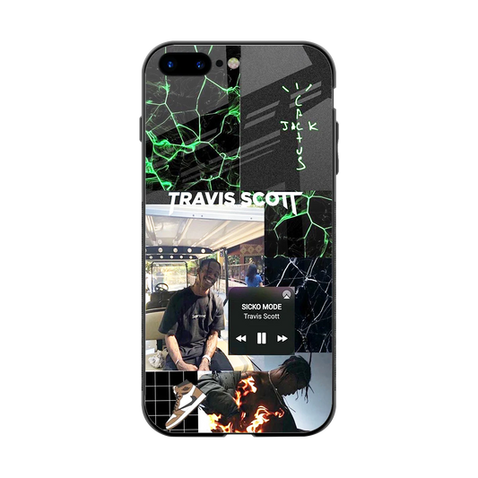 Travis Scott back phone cover | glass case for iphone 8 plus