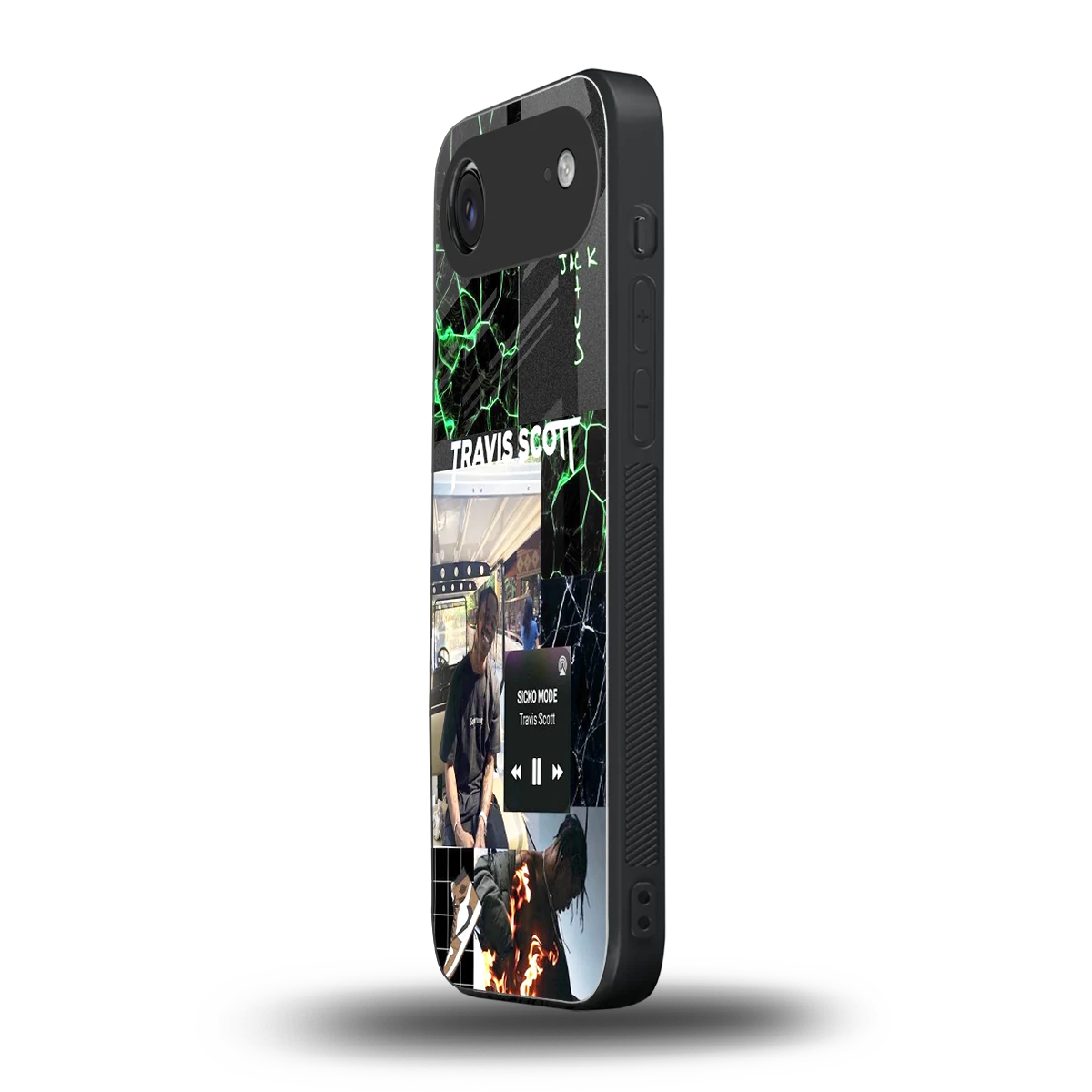 Travis Scott iphone air mobile cover | shockproof glass phone case