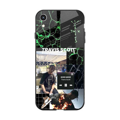 Travis Scott back phone cover | glass case for iphone xr
