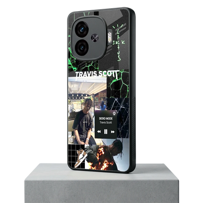 Travis Scott iqoo neo 10r 5g mobile cover | shockproof glass phone case