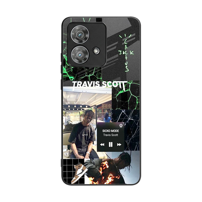 Travis Scott back phone cover | glass case for motorola edge 40 neo 5g