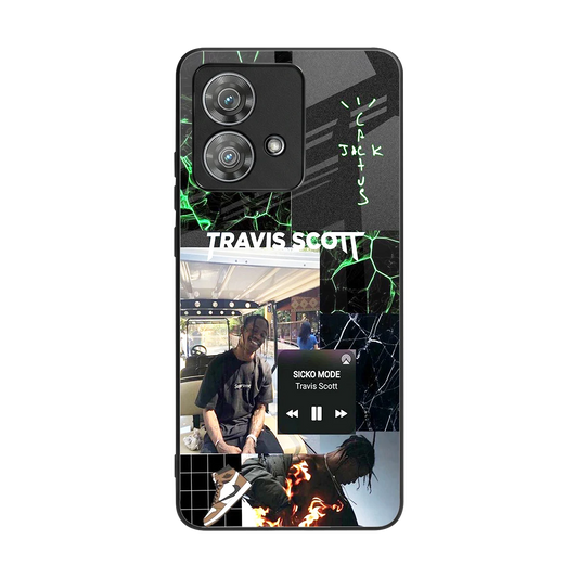 Travis Scott back phone cover | glass case for motorola edge 40 neo 5g