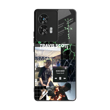 Travis Scott back phone cover | glass case for motorola edge 50 fusion