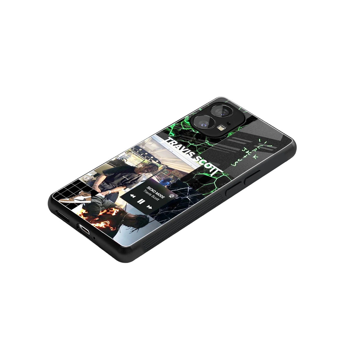 Travis Scott stylish phone case for nothing phone 1 | glossy glass and slim fit