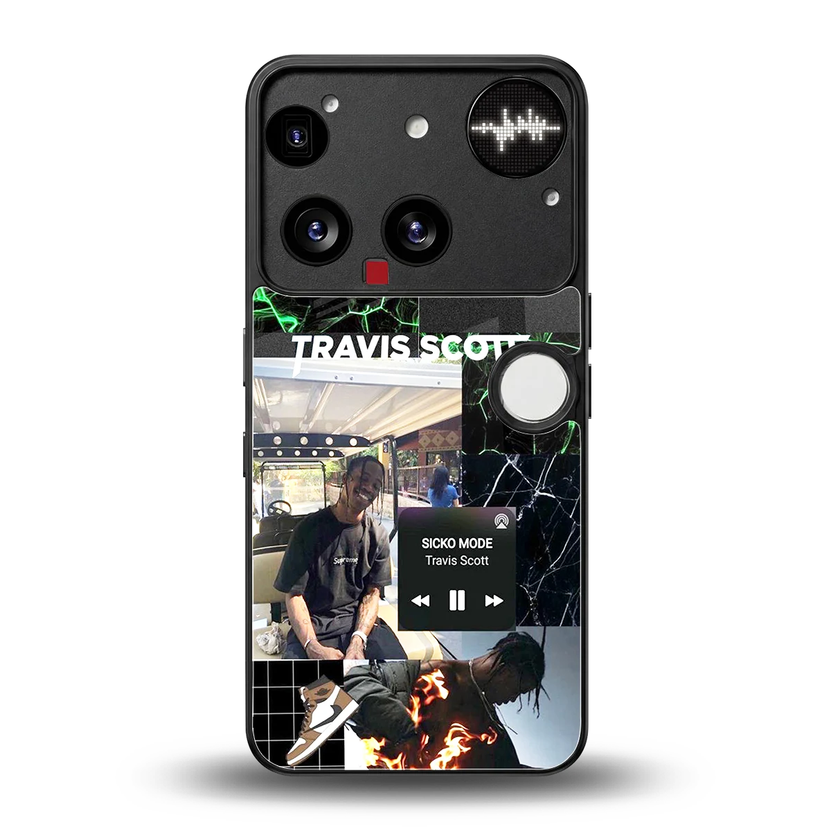 Travis Scott back phone cover | glass case for nothing phone 3