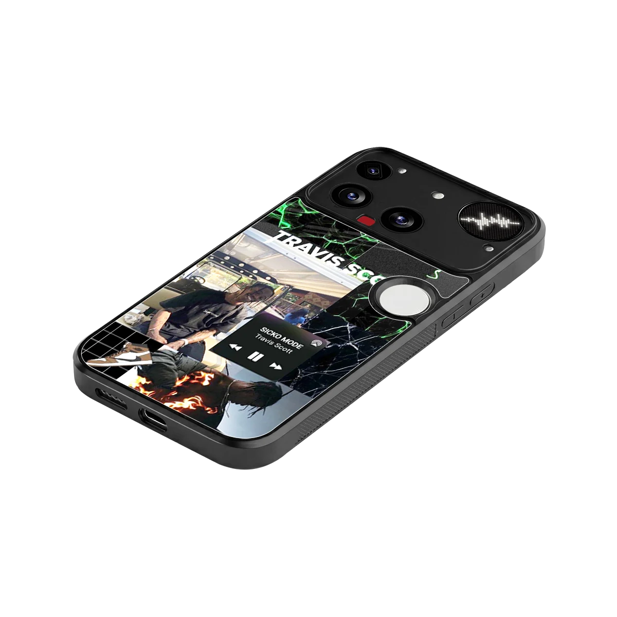 Travis Scott stylish phone case for nothing phone 3 | glossy glass and slim fit