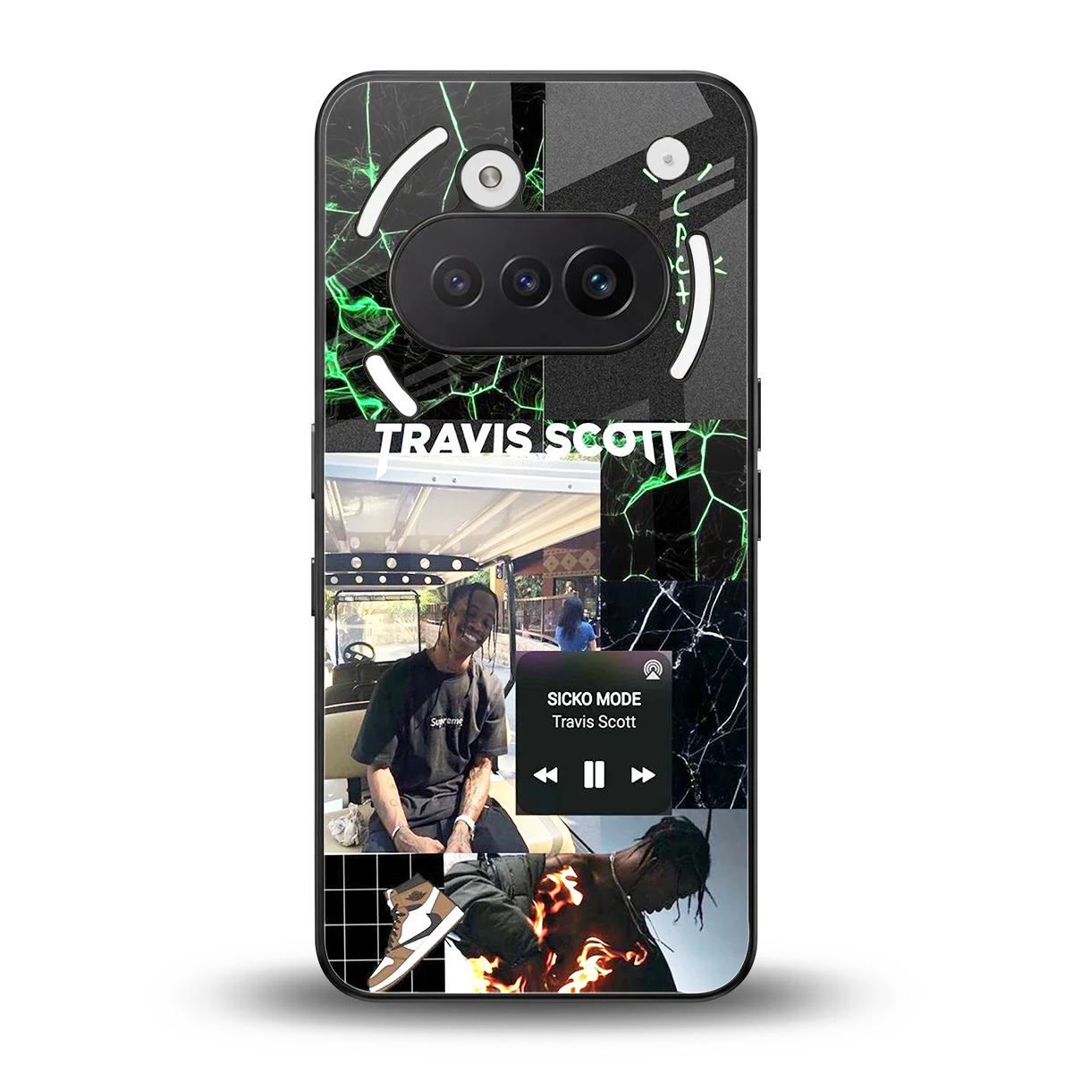 Travis Scott back phone cover | glass case for nothing phone 3a