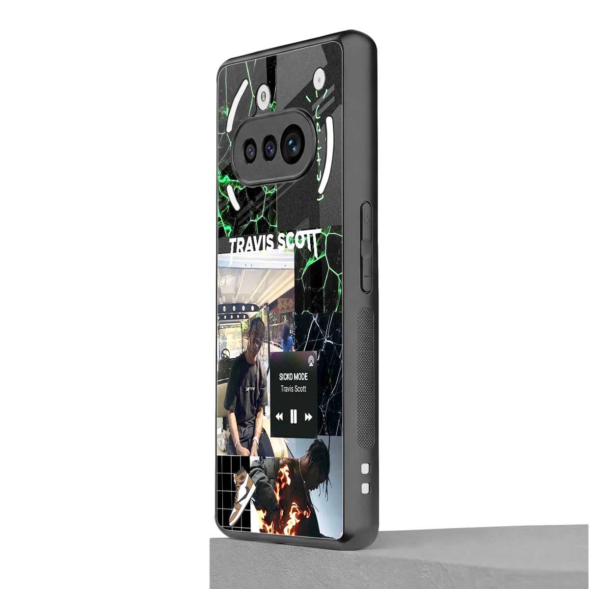 Travis Scott nothing phone 3a mobile cover | shockproof glass phone case
