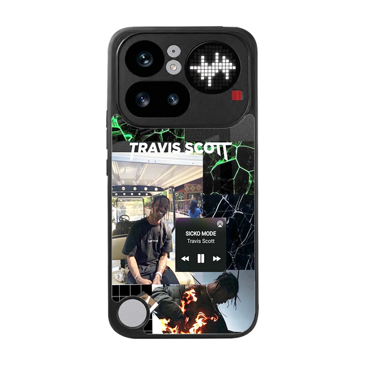 Travis Scott back phone cover | glass case for nothing phone 4a pro