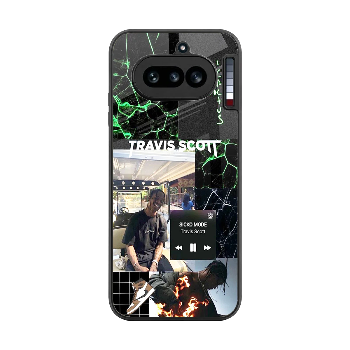 Travis Scott back phone cover | glass case for nothing phone 4a