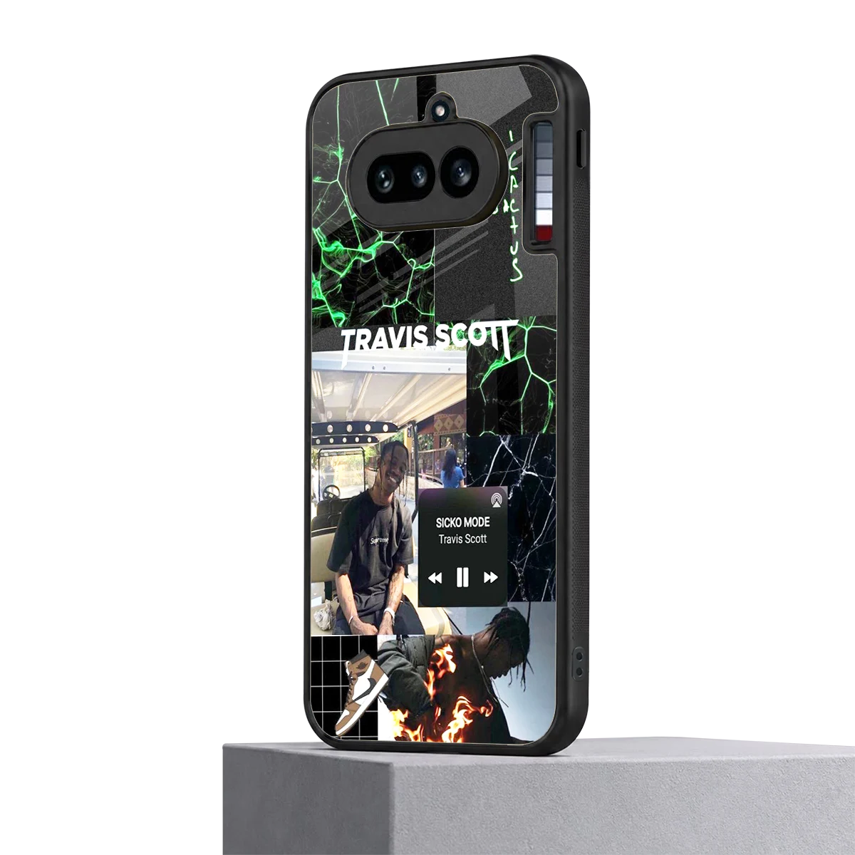 Travis Scott nothing phone 4a mobile cover | shockproof glass phone case