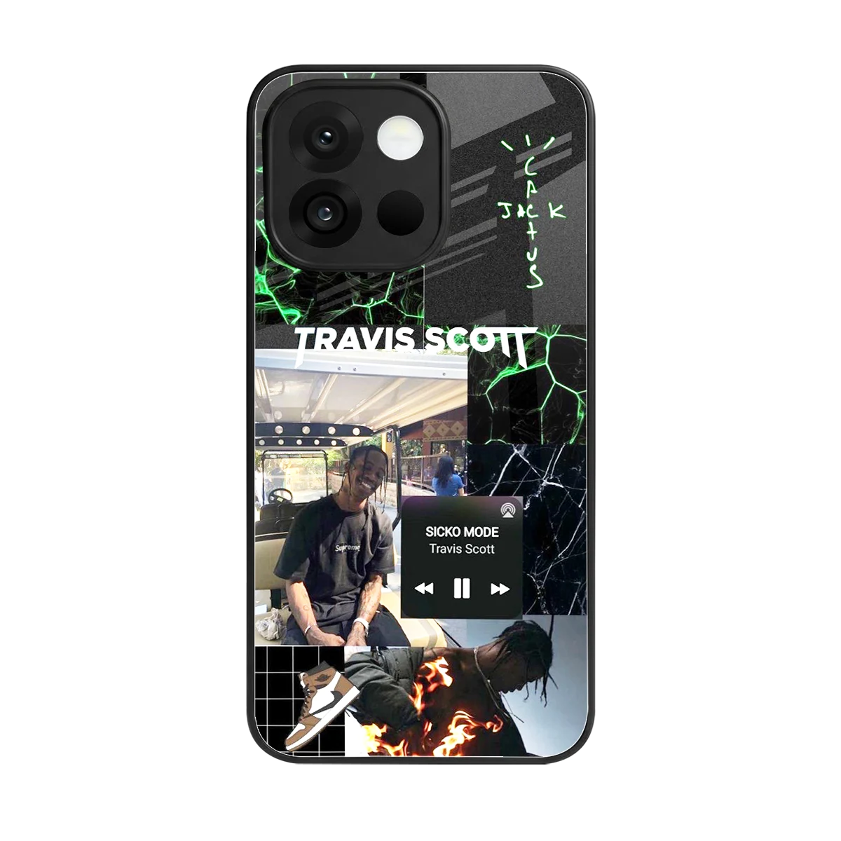 Travis Scott back phone cover | glass case for oneplus 13s
