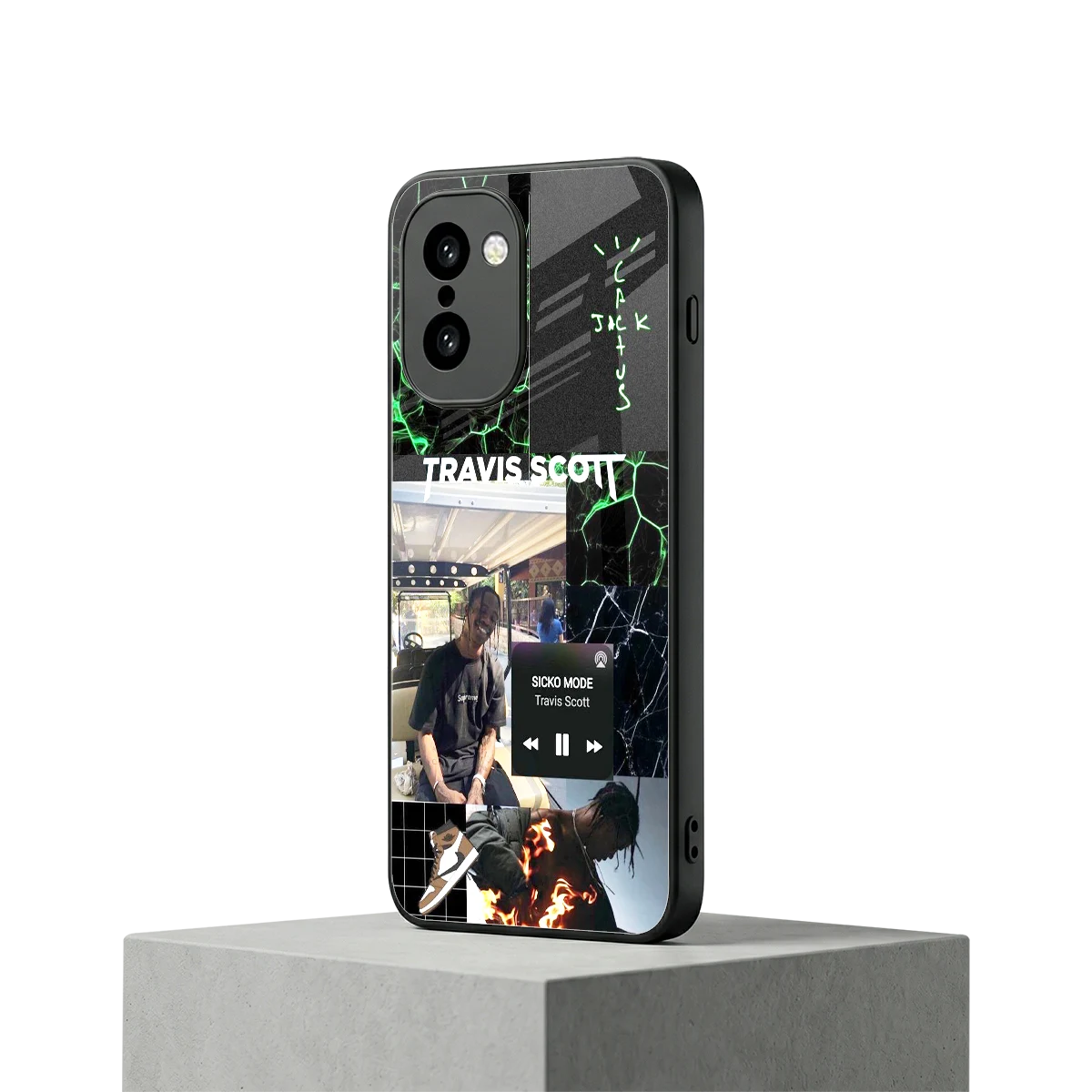 Travis Scott oneplus 15r mobile cover | shockproof glass phone case