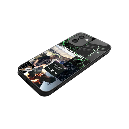 Travis Scott stylish phone case for oneplus 15r | glossy glass and slim fit