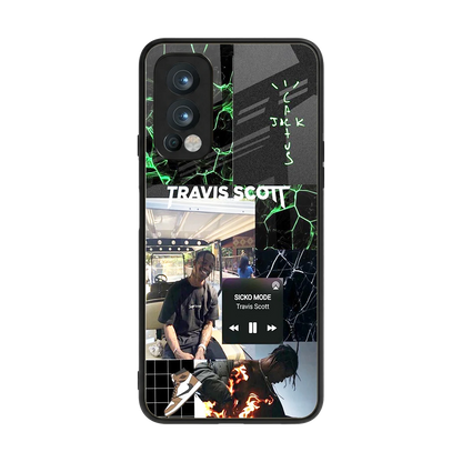 Travis Scott back phone cover | glass case for oneplus nord 2