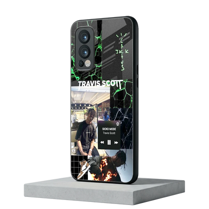 Travis Scott oneplus nord 2 mobile cover | shockproof glass phone case