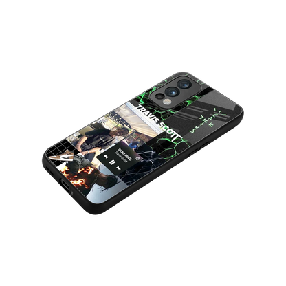 Travis Scott stylish phone case for oneplus nord 2 | glossy glass and slim fit