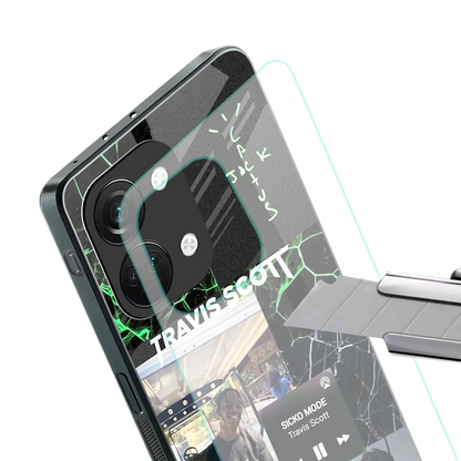 Travis Scott stylish phone case for oneplus nord 3 | glossy glass and slim fit
