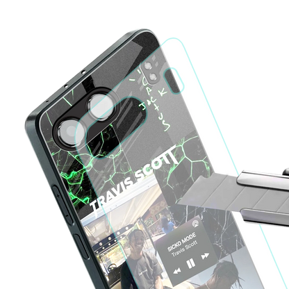 Travis Scott stylish phone case for oneplus nord 4 | glossy glass and slim fit