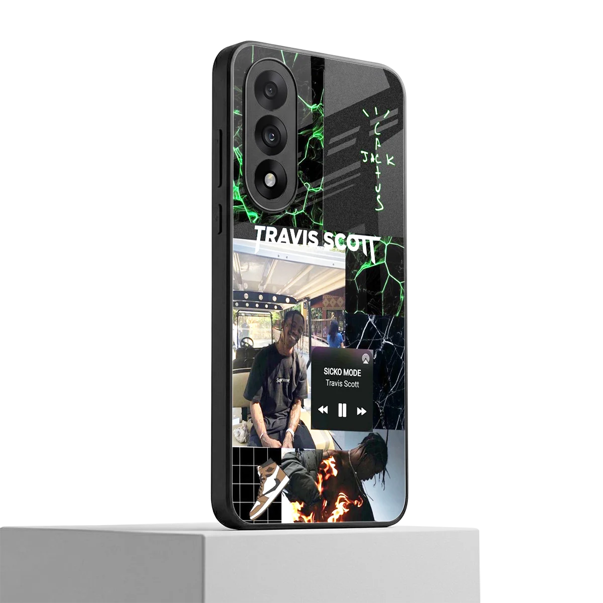 Travis Scott oneplus nord 5 mobile cover | shockproof glass phone case