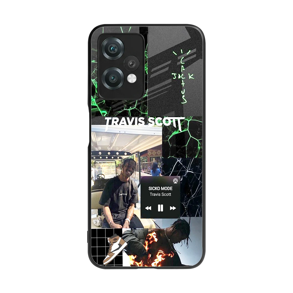Travis Scott back phone cover | glass case for oneplus nord ce 2 lite