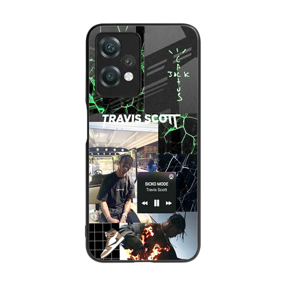 Travis Scott back phone cover | glass case for oneplus nord ce 2 lite
