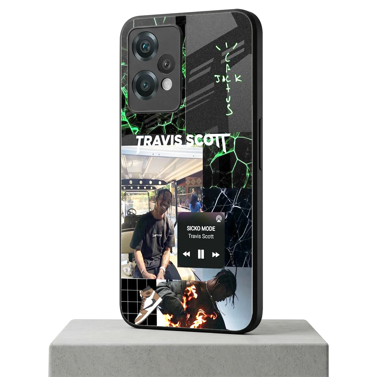 Travis Scott oneplus nord ce 2 lite mobile cover | shockproof glass phone case