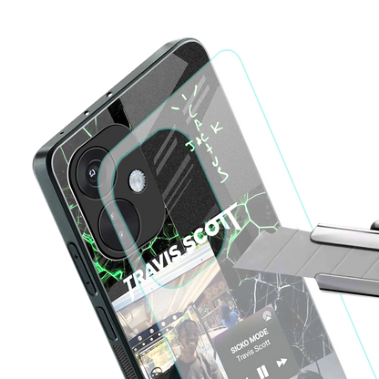 Travis Scott stylish phone case for oneplus nord ce 3 | glossy glass and slim fit