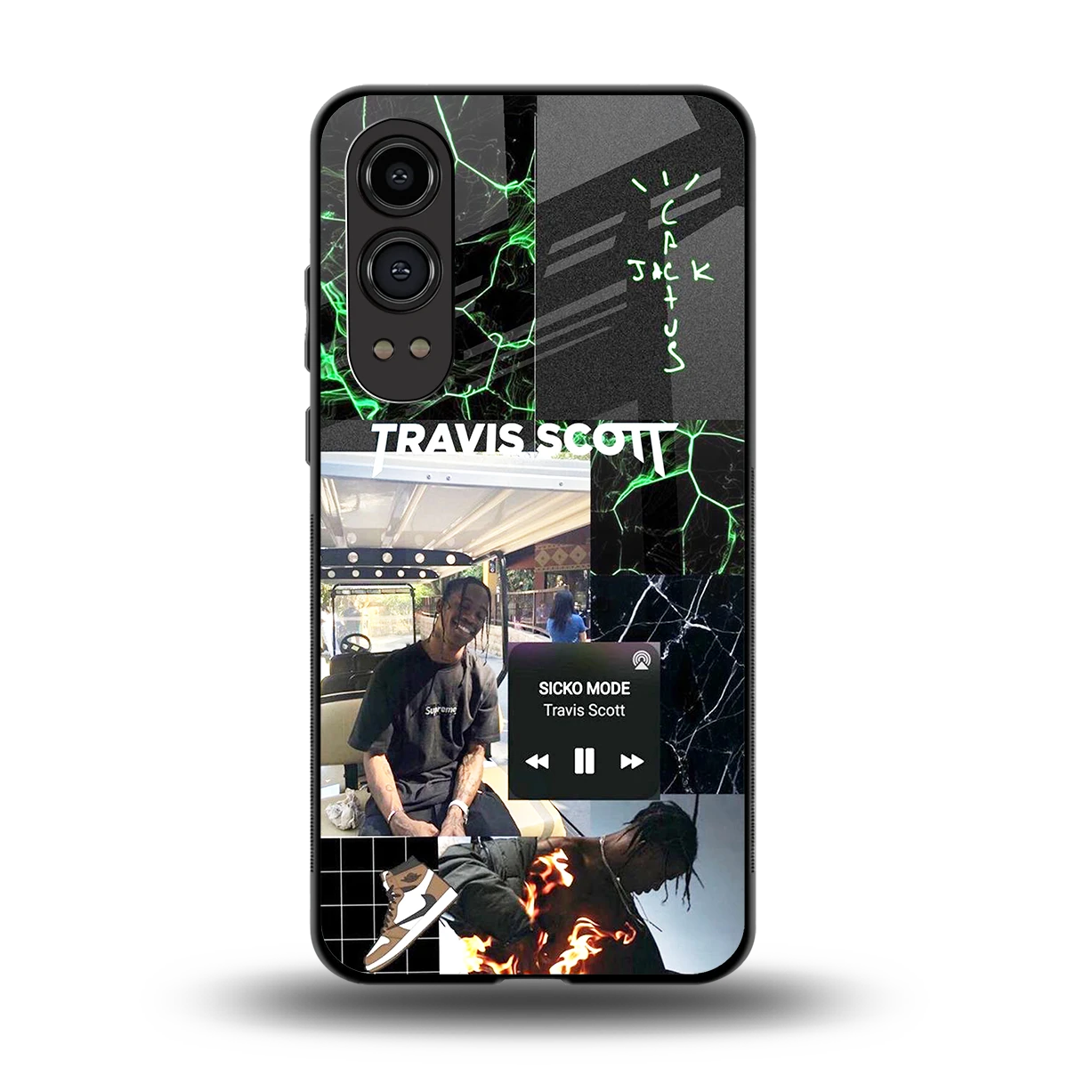 Travis Scott back phone cover | glass case for oneplus nord ce 4 lite
