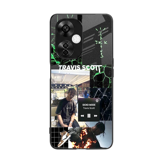 Travis Scott back phone cover | glass case for oneplus nord ce 3 lite