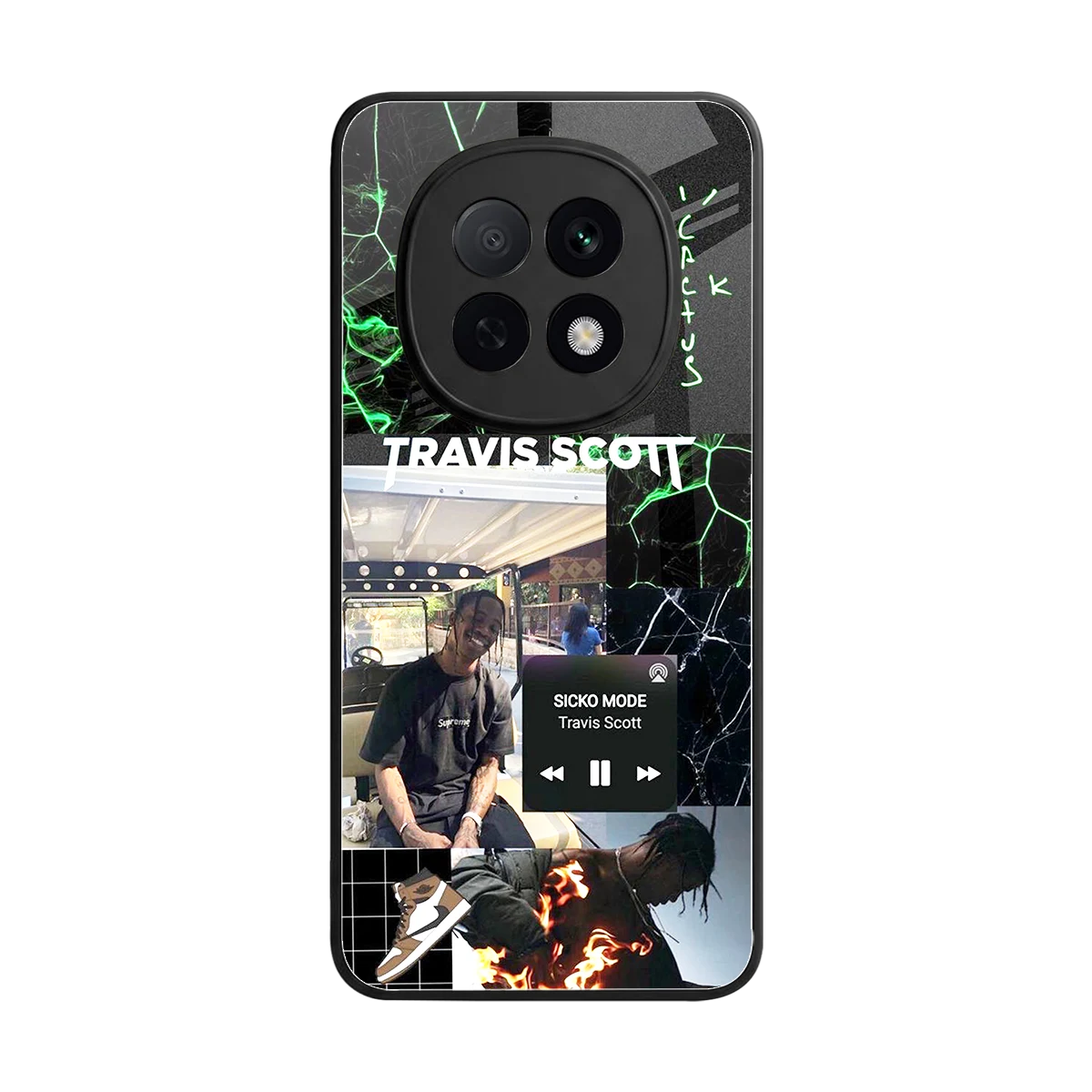 Travis Scott back phone cover | glass case for oppo f29 pro 5g