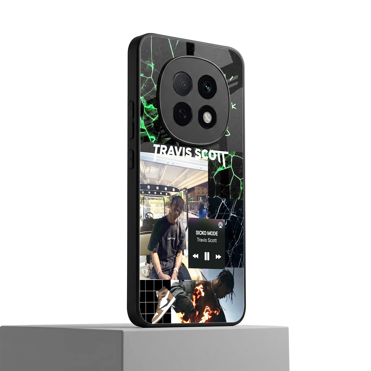 Travis Scott oppo f29 pro 5g mobile cover | shockproof glass phone case