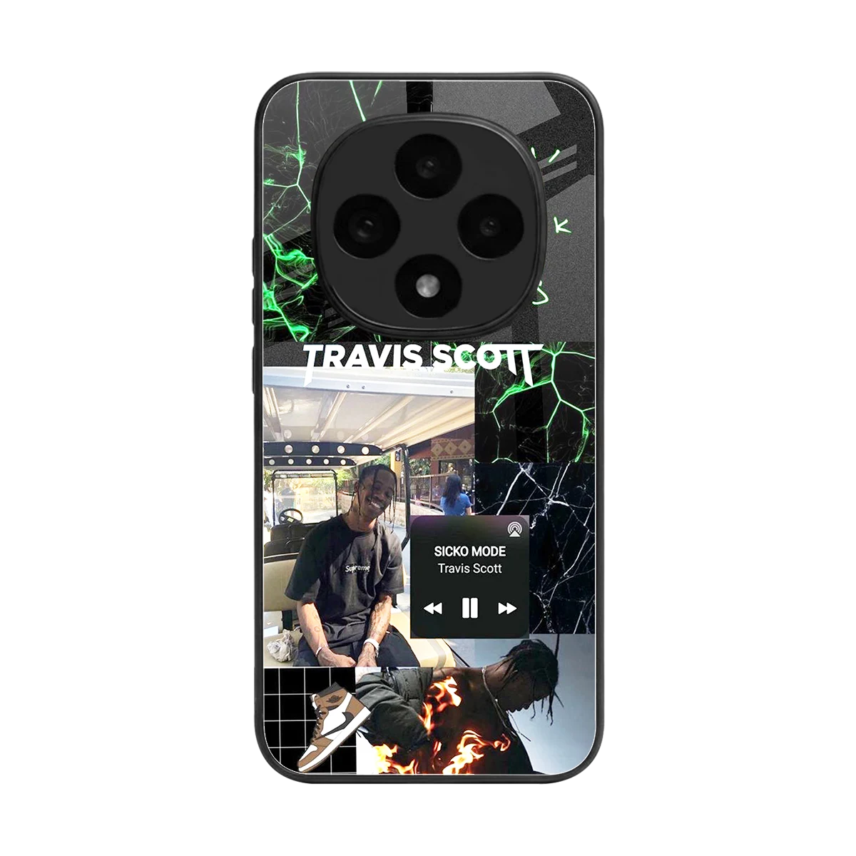 Travis Scott back phone cover | glass case for oppo f31 pro 5g