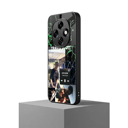 Travis Scott oppo f31 pro 5g mobile cover | shockproof glass phone case