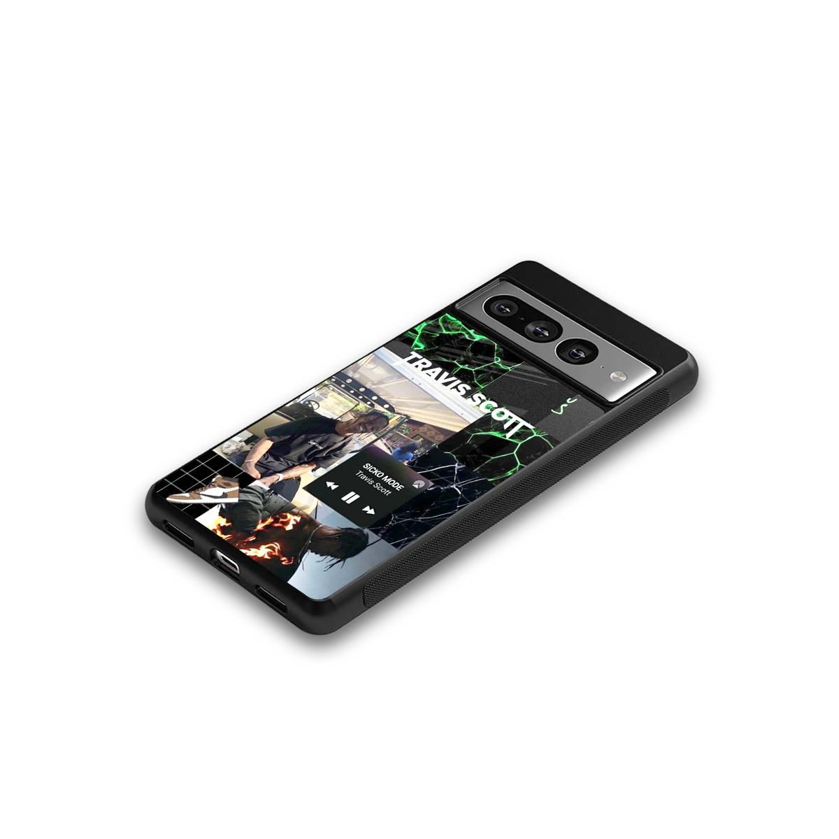 Travis Scott google pixel 7 pro mobile cover | shockproof glass phone case