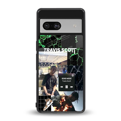 Travis Scott back phone cover | glass case for google pixel 7a