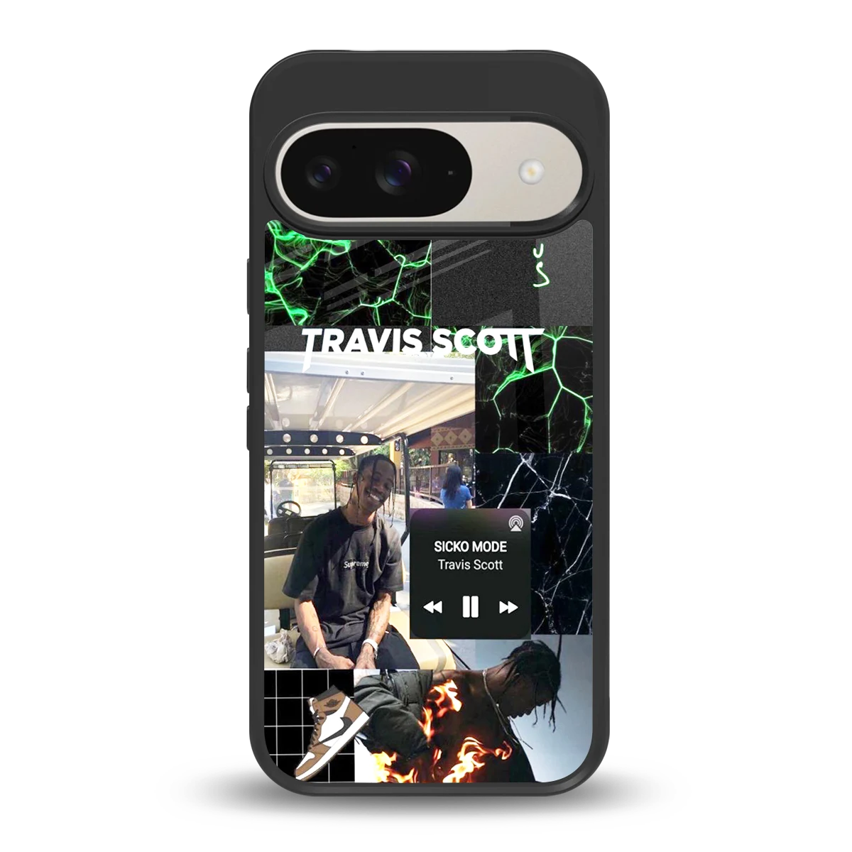 Travis Scott back phone cover | glass case for google pixel 9