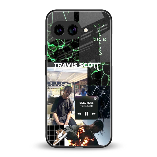 Travis Scott back phone cover | glass case for google pixel 10a