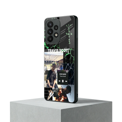 Travis Scott samsung galaxy a23 mobile cover | shockproof glass phone case