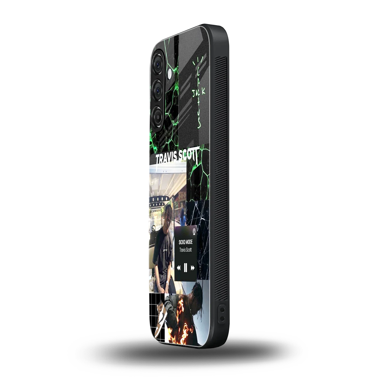 Travis Scott samsung galaxy a55 5g mobile cover | shockproof glass phone case