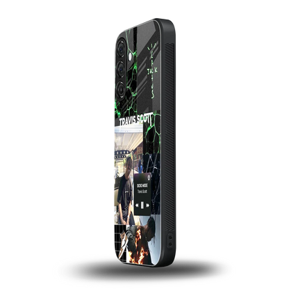 Travis Scott samsung galaxy a55 5g mobile cover | shockproof glass phone case