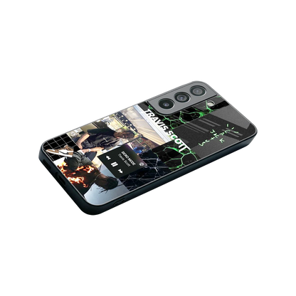 Travis Scott stylish phone case for samsung galaxy s22 | glossy glass and slim fit