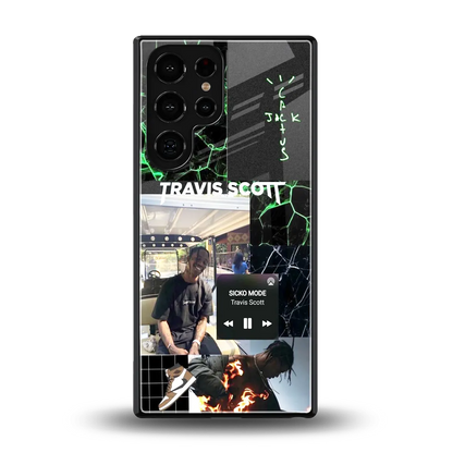 Travis Scott back phone cover | glass case for samsung galaxy s25 ultra