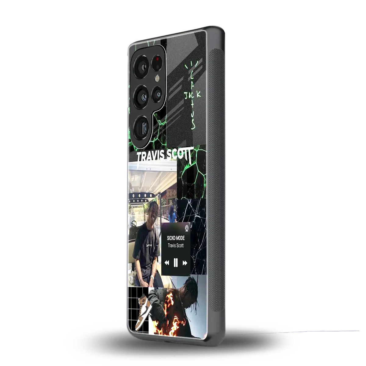Travis Scott samsung galaxy s25 ultra mobile cover | shockproof glass phone case
