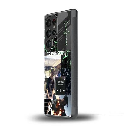 Travis Scott samsung galaxy s25 ultra mobile cover | shockproof glass phone case
