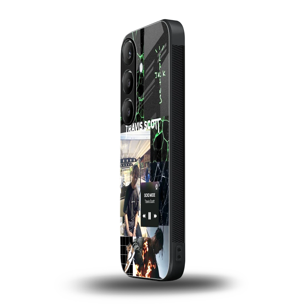 Travis Scott samsung galaxy s25 plus mobile cover | shockproof glass phone case