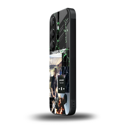 Travis Scott samsung galaxy s24 mobile cover | shockproof glass phone case