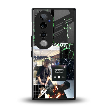 Travis Scott back phone cover | glass case for vivo v40 pro